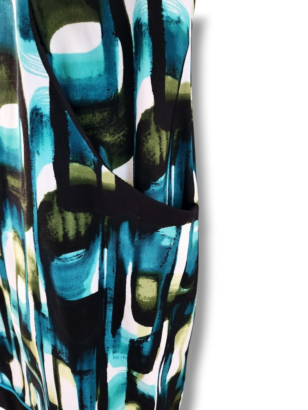 AGB Vintage Sleeveless Geometric Shift Dress w/ Pockets  | 6 - Picture 6 of 9